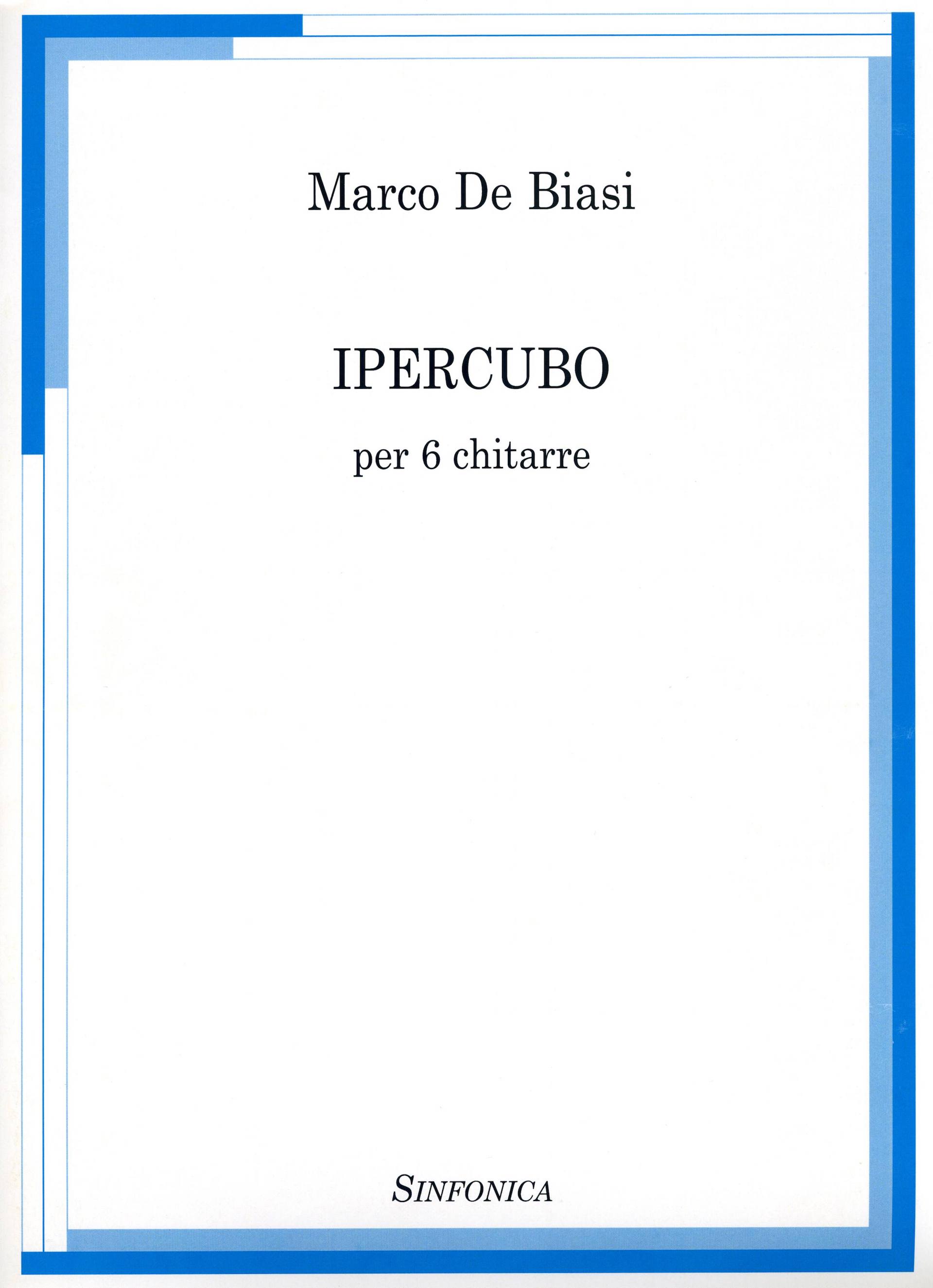 COPERTINA IPERCUBO - MARCO DE BIASI