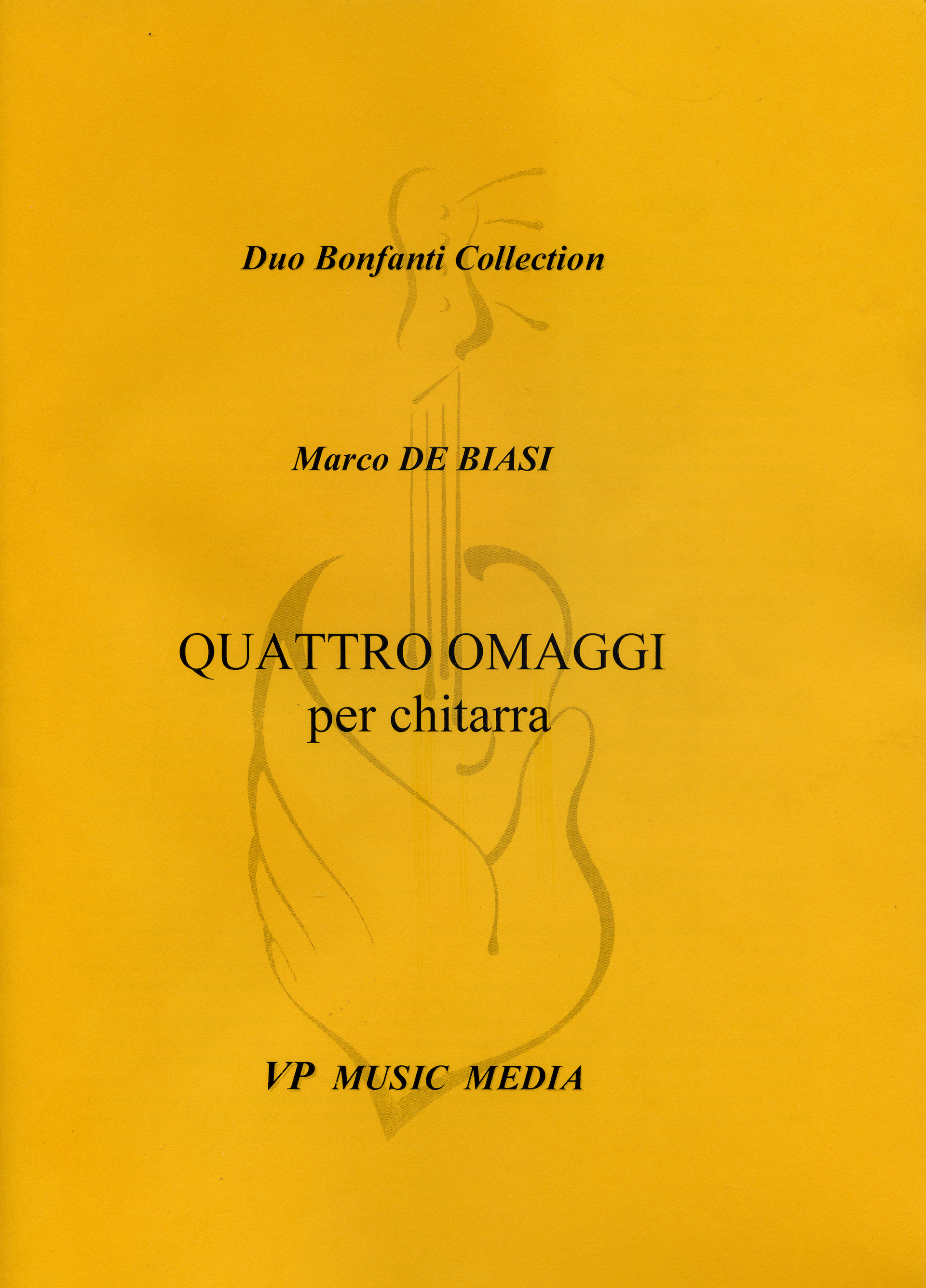 COPERTINA QUATTRO OMAGGI - MARCO DE BIASI