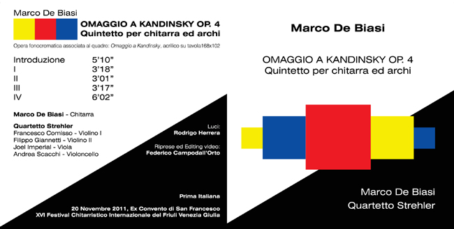 OMAGGIO A KANDINSKY - MARCO DE BIASI BOOKLET